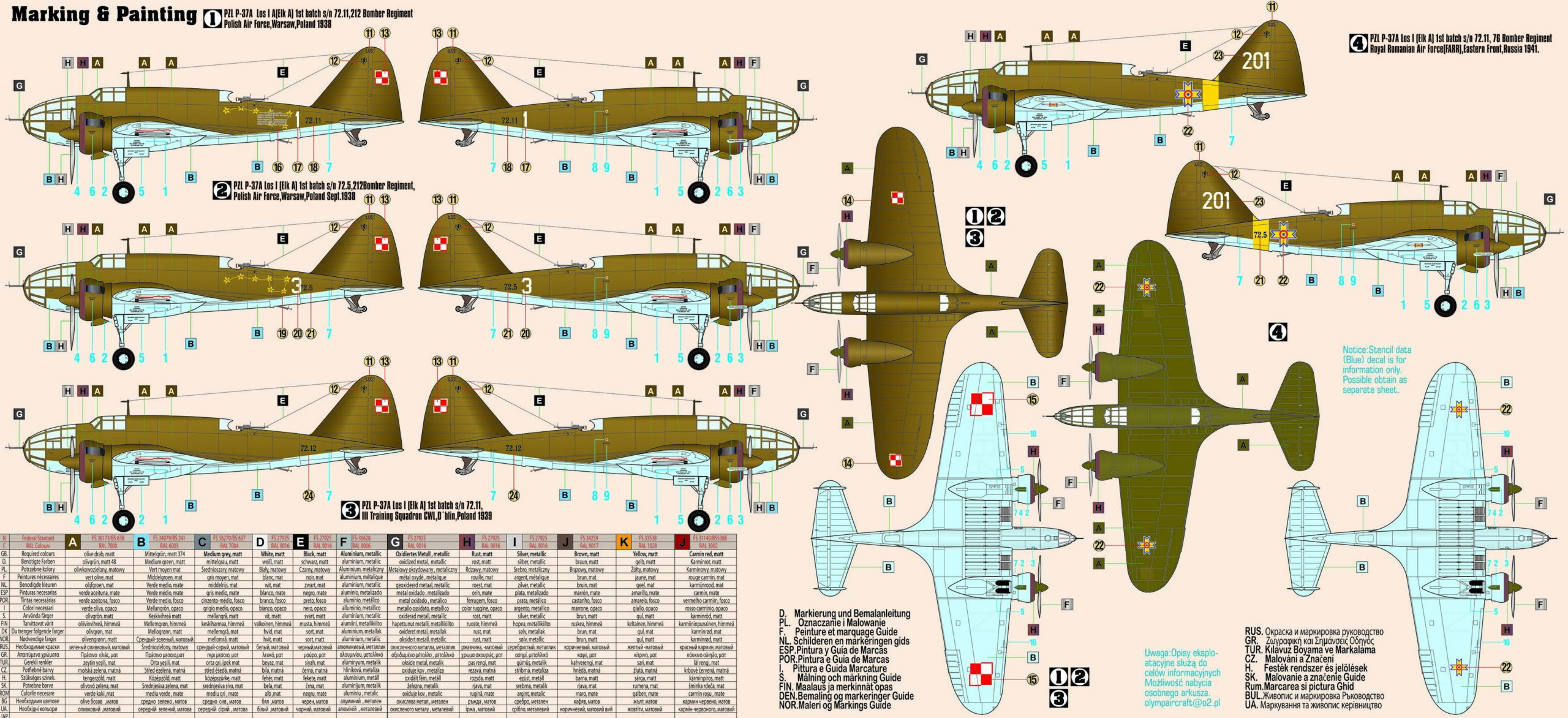 D-06 Mal.PZL-37A'Łoś'I