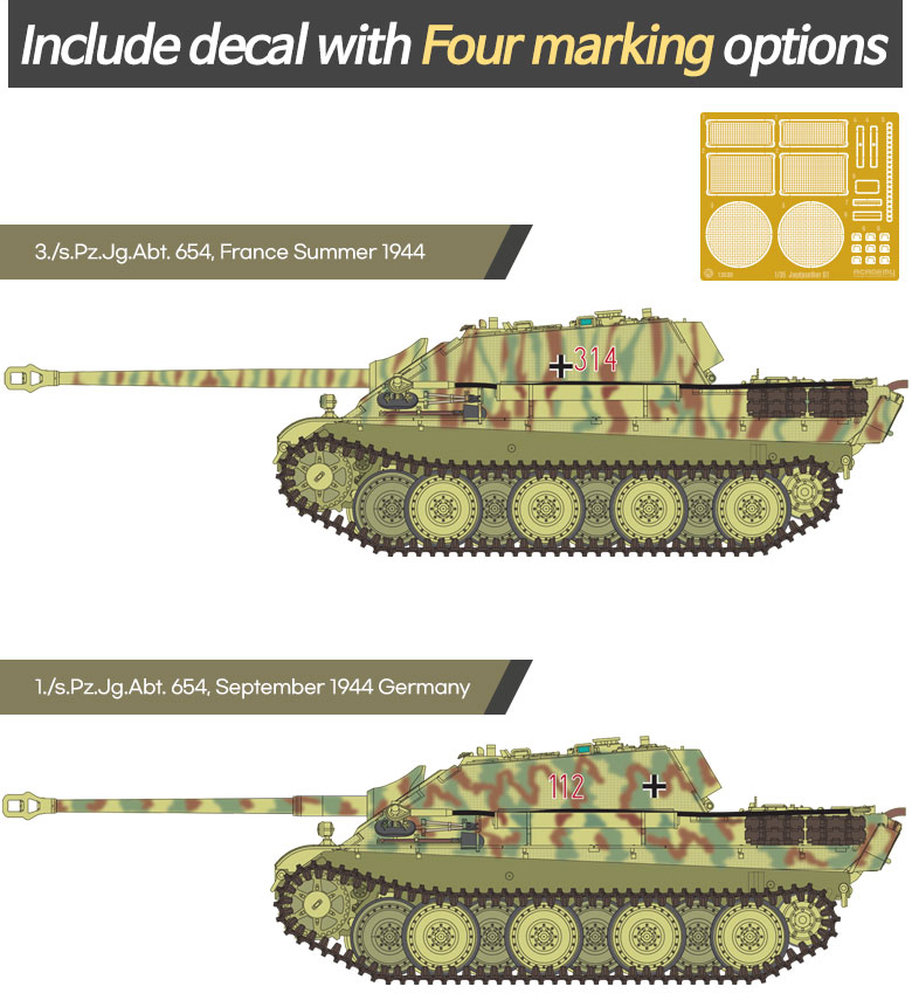 ACADEMY 13539 MAQUETTE Militaire Sd.kfz. 173 Jagdpanther Ausf.g1 1/72
